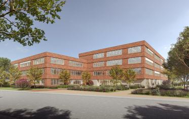 Bild: Perspektive Haupteingang – kbg architekten (i.A. Aug. Prien Bauunternehmung GmbH)