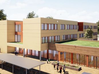 Vertragsunterzeichnung für den Erweiterungsbau einer Grundschule in Petershagen/Eggersdorf