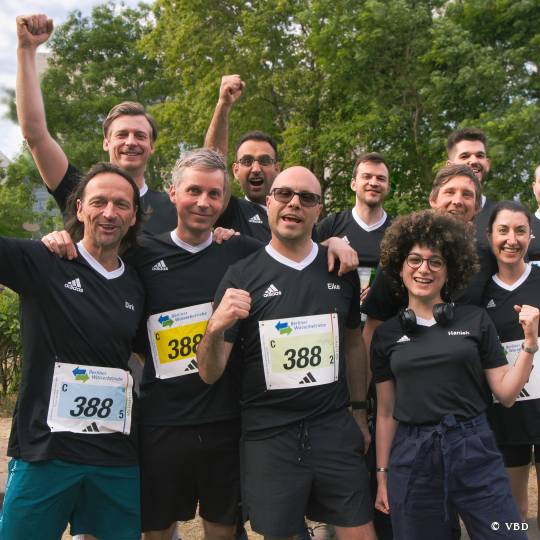 Wie fast jedes Jahr machen wir beim Teamstaffellauf mit.