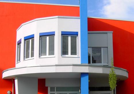 Eingangsbereich des Kinderherztransplantationszentrums (Alle Bilder: Architektur Büro Weiss)