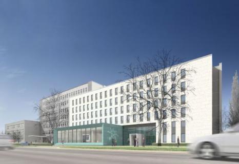 Gebäudeansicht von der Hildesheimer Straße (Alle Bilder: bünemann & collegen Architekten)