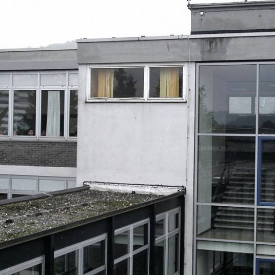 Der Gebäudebestand des Aggertal-Gymnasiums vor der Sanierung