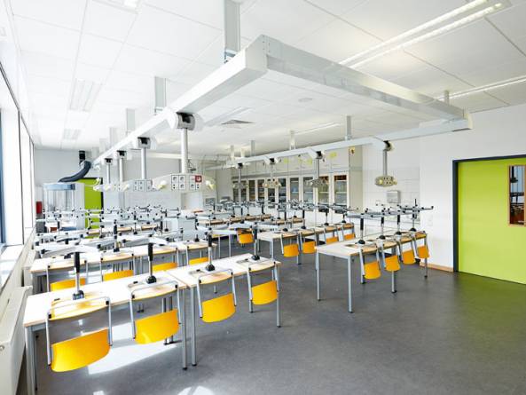 Die naturwissenschaftlichen Fachkabinette