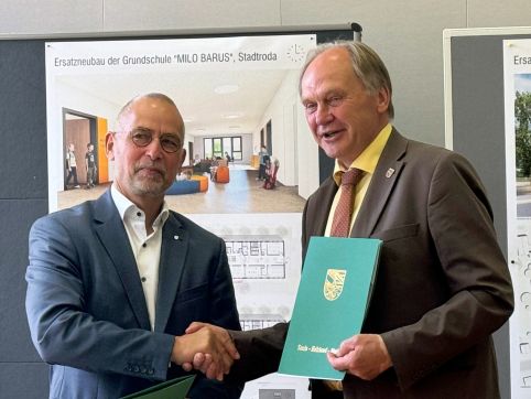 Stadtroda bekommt mit der Grundschule „Milo Barus“ ein modernes und klimaneutrales neues Gebäude