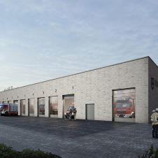 Ersatzneubau eines Feuerwehrgebäudes in der Stadt Reinfeld 